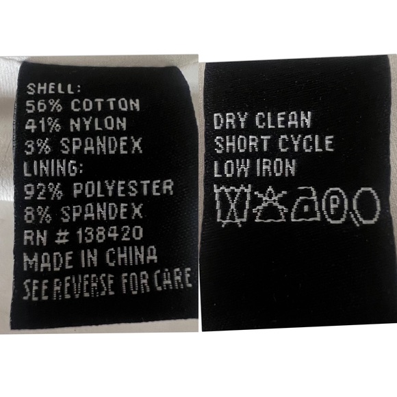 ETCETERA Solid White Pencil Skirt Eyelet Mock Tie Lace Up Detail Size 0 … - Picture 10 of 11